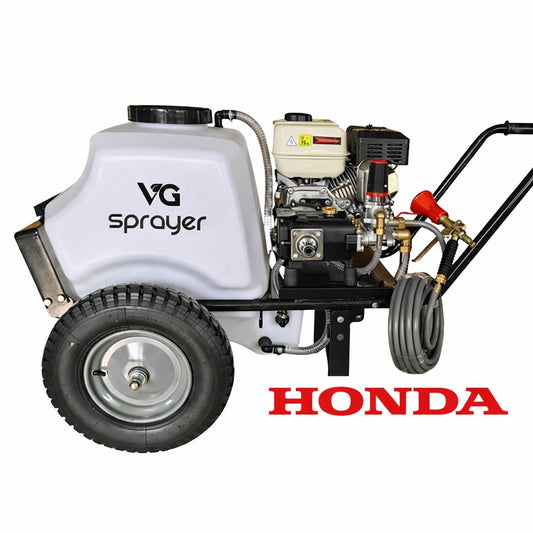 Carretilla sulfatadora 80L Motor Honda GX160 4T 50bar 25ltr/min