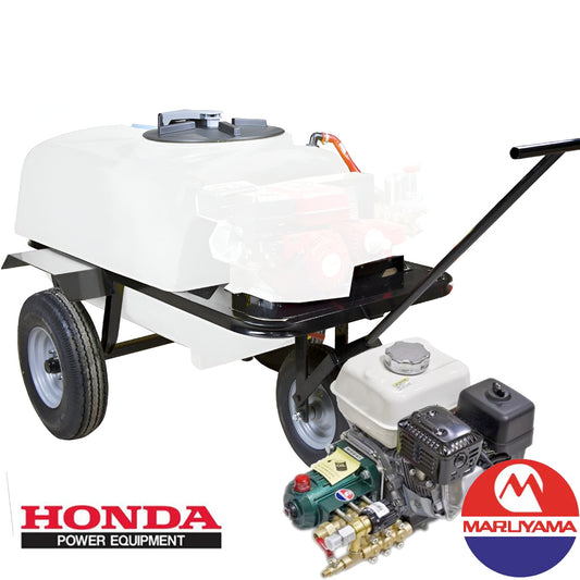 Carretilla 3 ruedas 200 300 400L Motor Honda GX160 40bar 30ltr/min