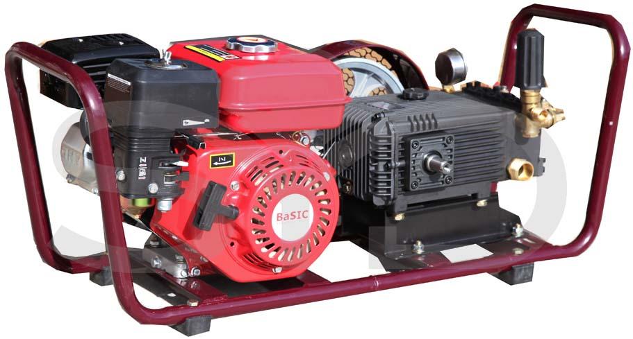 Arrastrado para coche 800 l. Motor 4T 60Bar 40L