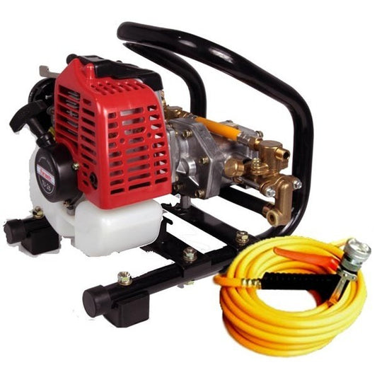Carretilla sulfatadora, Motor Gasolina 50L. Motor 2T 30Bar 10L