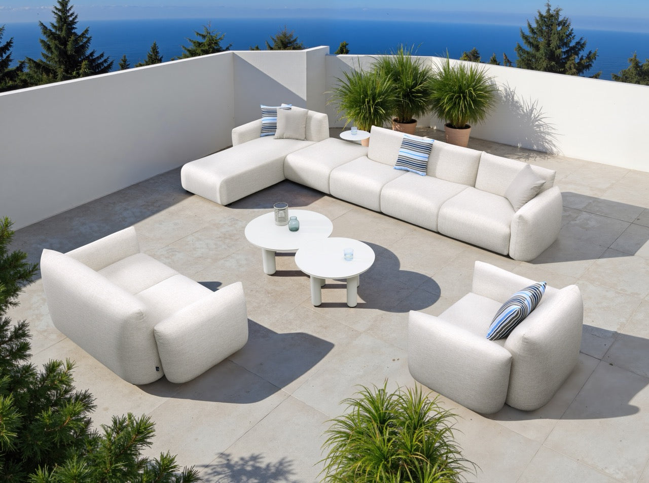 Módulo lounge Riverside brazo izquierdo (VF) beige