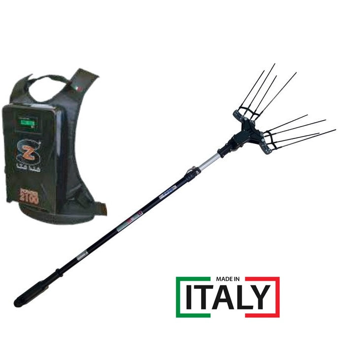 Vareador extensible 3,3m 600w con bateria litio 21 A