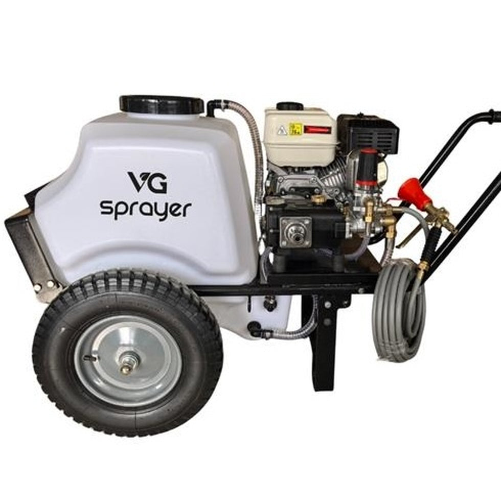 Carretilla sulfatadora Motor Gasolina 80L Motor 4T 50bar 25ltr/min