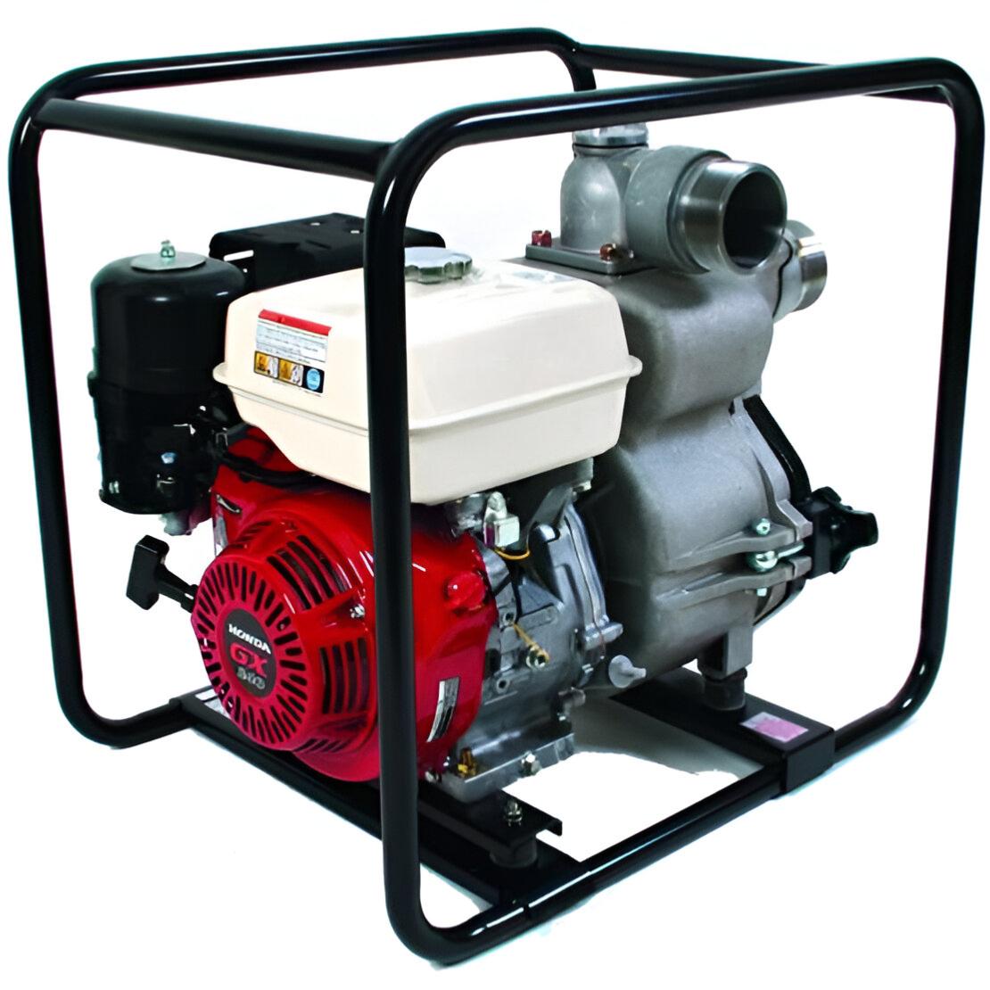 Motobomba honda GX240. aguas sucias