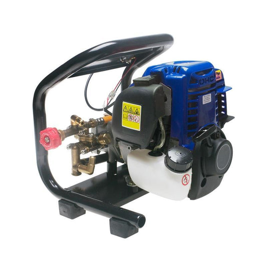 Sulfatadora para fumigar de 4 tiempos 30bar 10ltr/min azul
